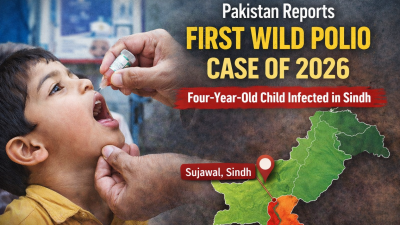 Pakistan Confirms First Wild Polio Case of 2026 in Sindh