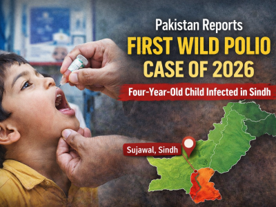 Pakistan Confirms First Wild Polio Case of 2026 in Sindh