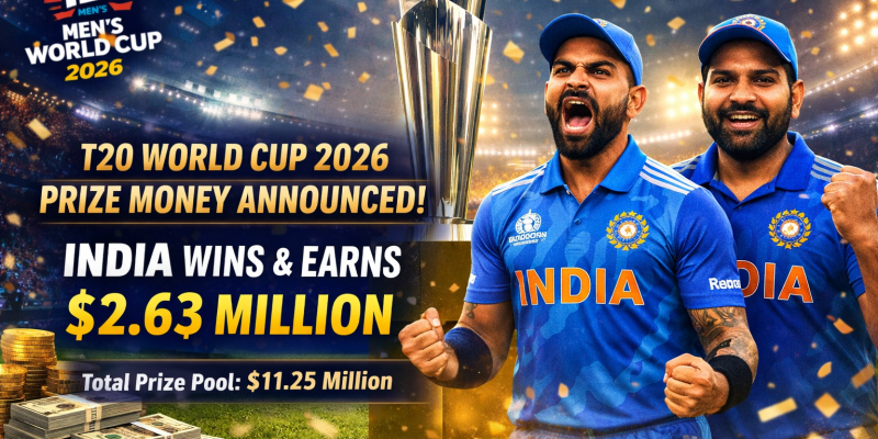 Prize Money Breakdown Revealed for ICC Men’s T20 World Cup 2026