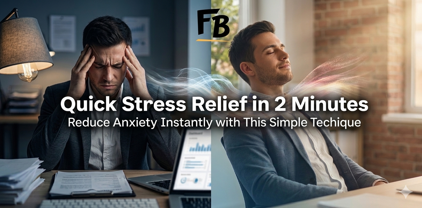 Quick Stress Relief Technique: Reduce Anxiety in 2 Minutes