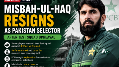 Misbah-ul-Haq Resigns as Pakistan Selector After Major Test Squad Overhaul